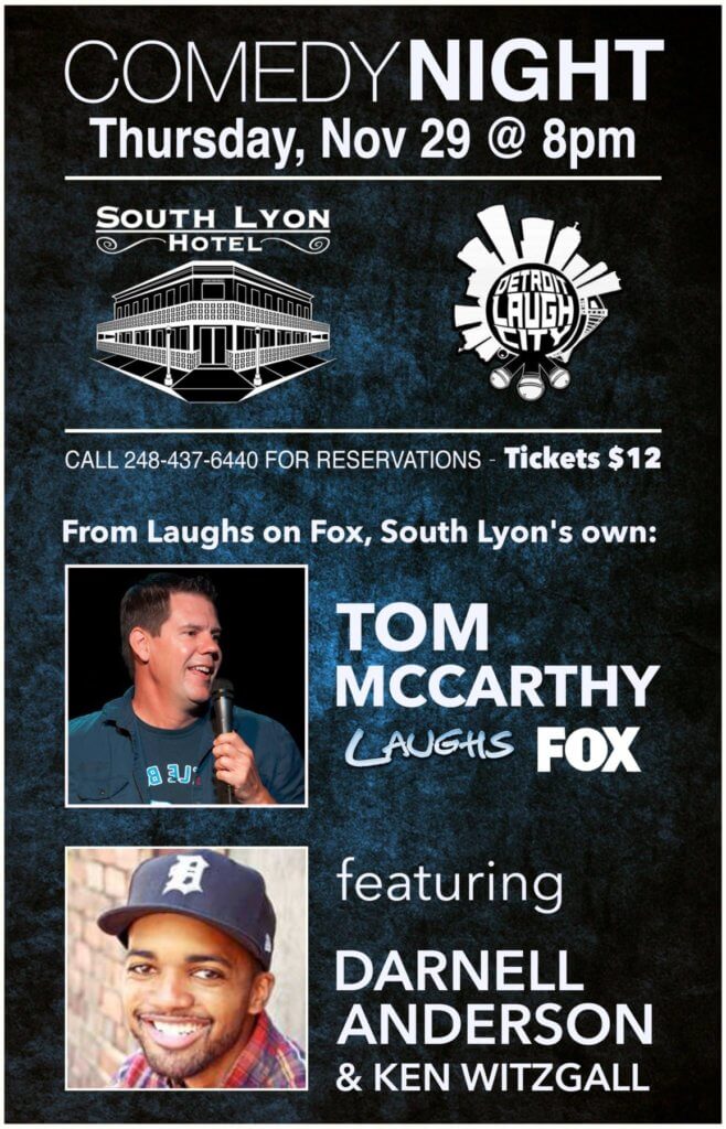 Comedy Show Flyer 11 29 18 Comedy Show Flyer 11 29 18