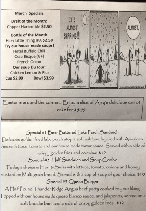 March Specials March Specials