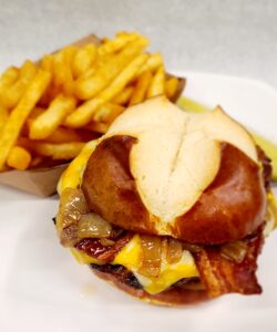 frisky whiskey buffalo burger